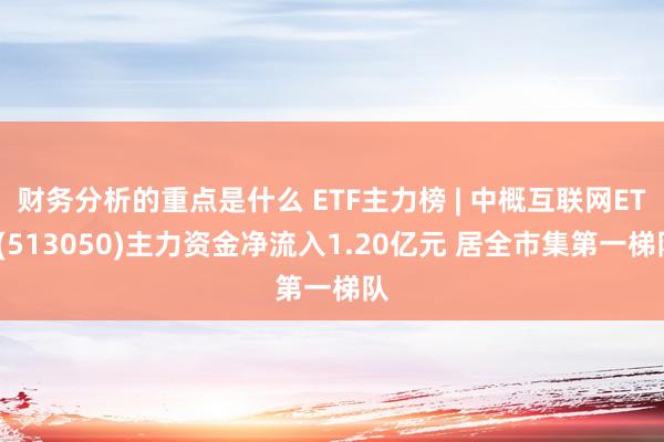 财务分析的重点是什么 ETF主力榜 | 中概互联网ETF(513050)主力资金净流入1.20亿元 居全市集第一梯队