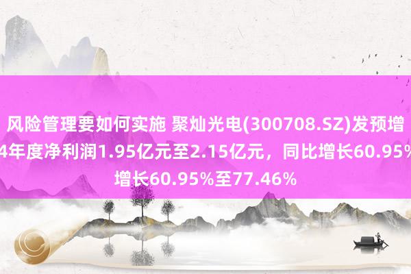 风险管理要如何实施 聚灿光电(300708.SZ)发预增，瞻望2024年度净利润1.95亿元至2.15亿元，同比增长60.95%至77.46%