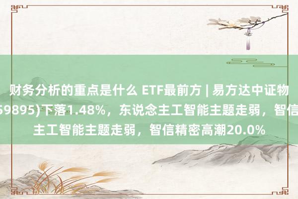 财务分析的重点是什么 ETF最前方 | 易方达中证物联网主题ETF(159895)下落1.48%，东说念主工智能主题走弱，智信精密高潮20.0%