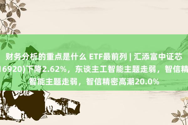 财务分析的重点是什么 ETF最前列 | 汇添富中证芯片产业ETF(516920)下降2.62%，东谈主工智能主题走弱，智信精密高潮20.0%