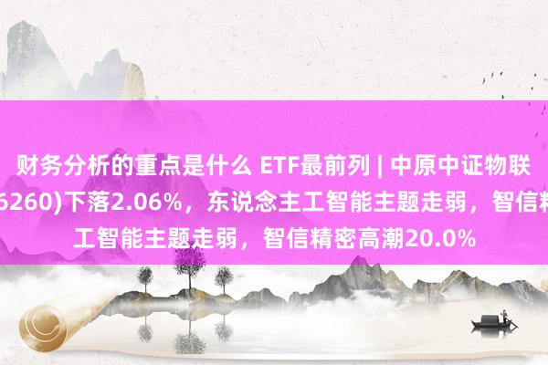 财务分析的重点是什么 ETF最前列 | 中原中证物联网主题ETF(516260)下落2.06%，东说念主工智能主题走弱，智信精密高潮20.0%