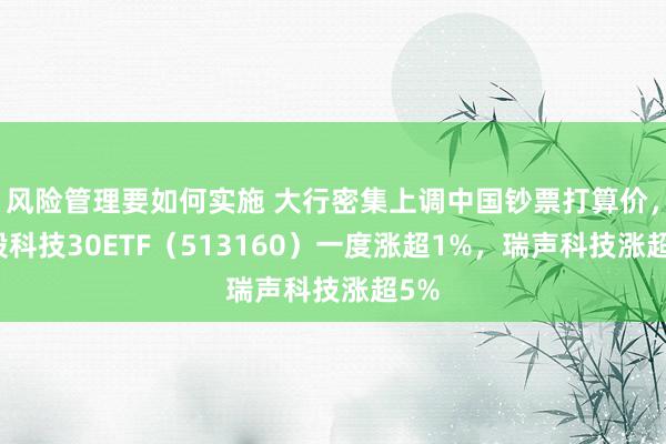 风险管理要如何实施 大行密集上调中国钞票打算价，港股科技30ETF（513160）一度涨超1%，瑞声科技涨超5%